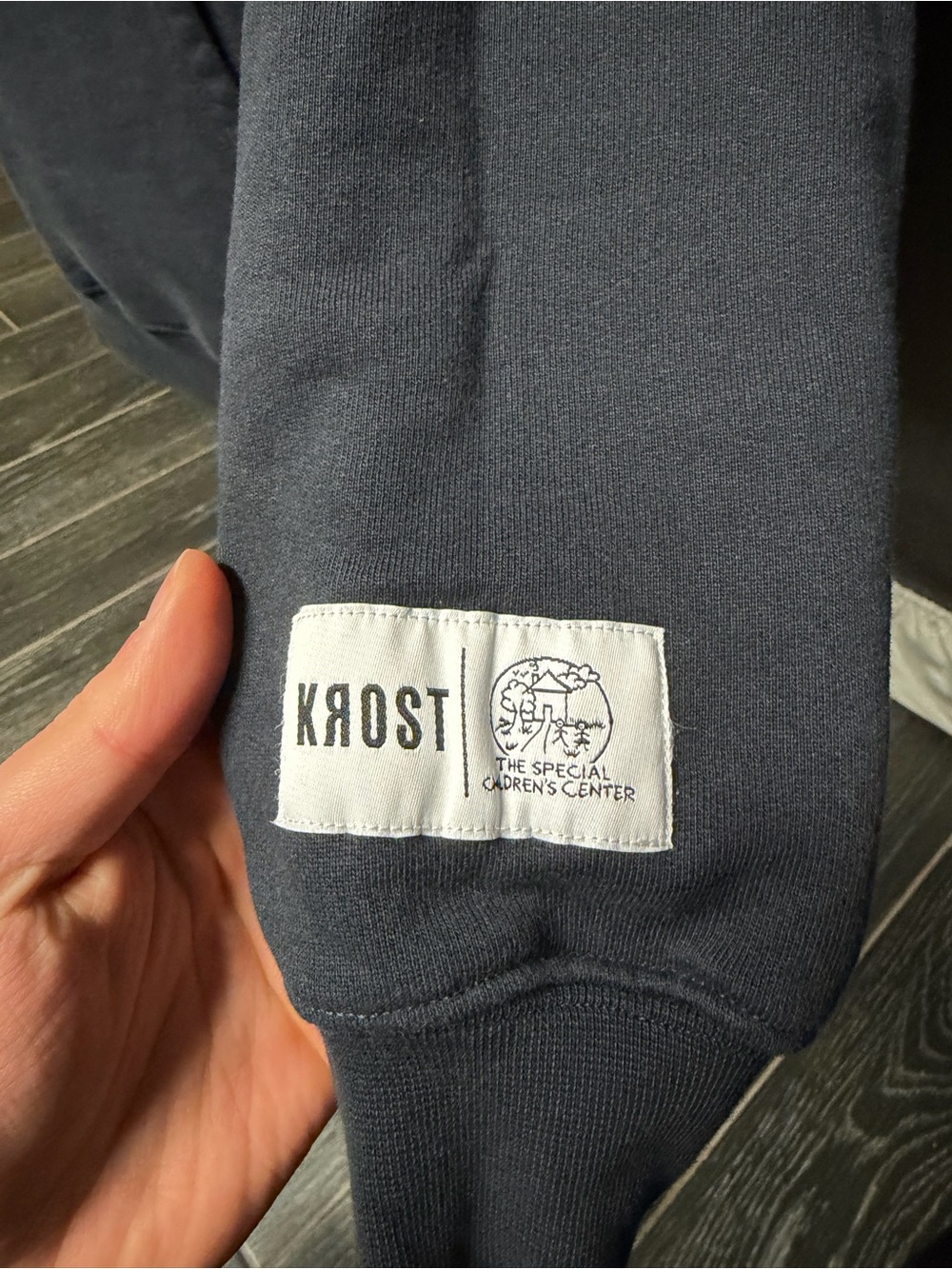 Krost Navy Hoodie - Picture 3 of 5